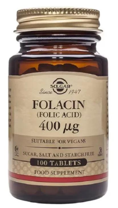 Solgar Folacine 400 mcg 0 comprimés