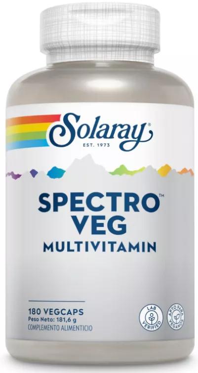 Solaray Spectro Veg Multivitamin 180 Gemüsekapseln
