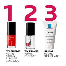 La Roche Posay Tolériane Vernis à Ongles Silicium N°22 Coquelicot 6ml