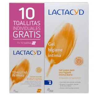 Lactacyd Íntimo 400 ml + 10 Toallitas