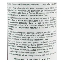 Santé Verte Nectaloe Jus d'Aloé Vera Bio 1L