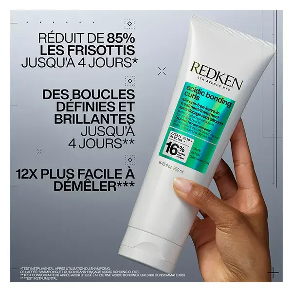 Redken Soin sans rinçage pour cheveux bouclés abîmés Acidic Bonding Curls