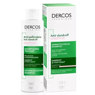 Vichy Dercos Sensitive Champô Anticaspa Sem Sulfatos 2x200 ml