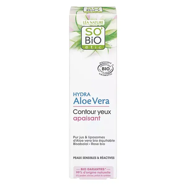 So'Bio Étic Hydra Aloe Vera Contour Yeux Apaisant Bio 15ml