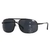 Loubsol Homme Lunettes de Soleil Noire et Rouge