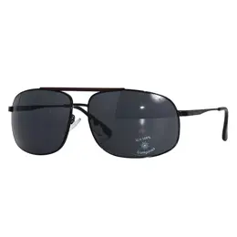 Loubsol Homme Lunettes de Soleil Noire et Rouge