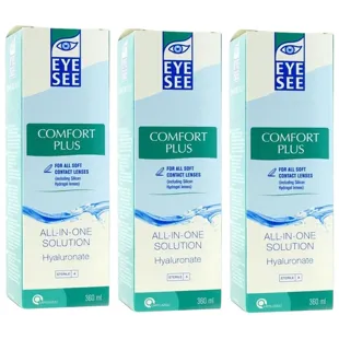 Eye See Solución Única Comfort Plus con Hilauronato 3x360 ml