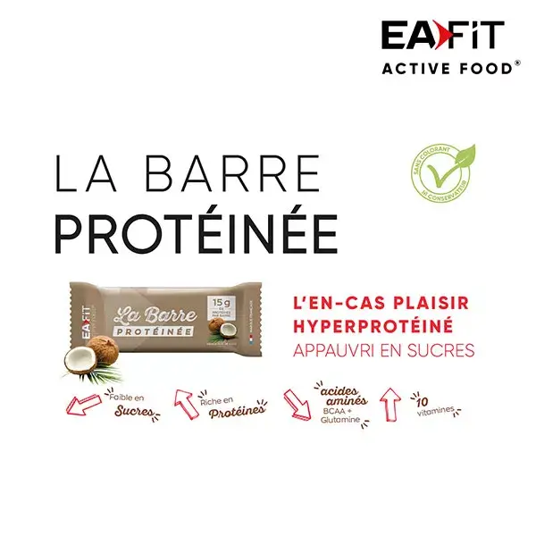 Eafit Coconut Flavoured Protein Snack Bar 46g 