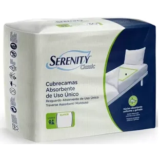 Colcha Absorvente Serenity Classic 90x180cm 20 unidades