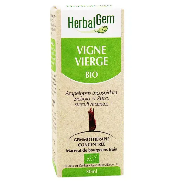 Herbalgem Macérat Concentré Vigne Vierge Bio 30ml