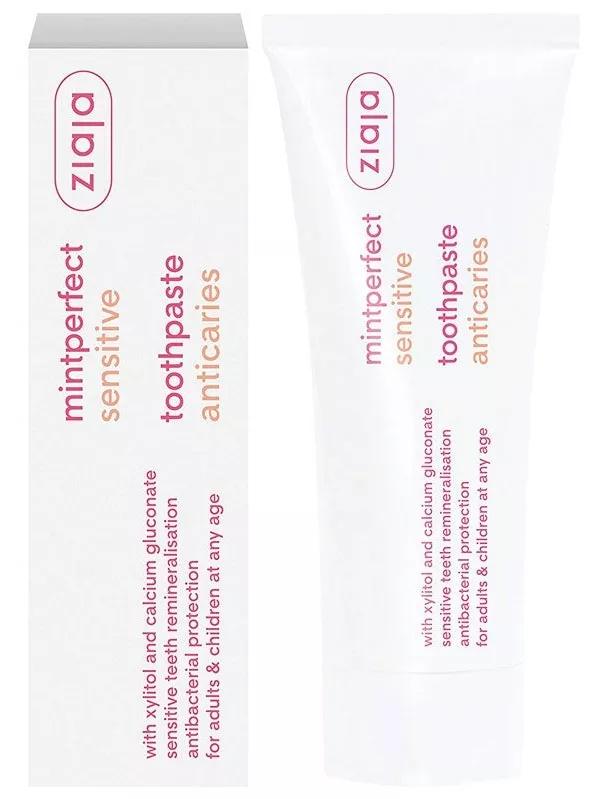 Ziaja Anti-Karies-Paste für empfindliche Zähne Mintperfect 75 ml