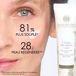 Sanoflore Reines Crème de Jour Légère Régénération Éclat Bio 40ml