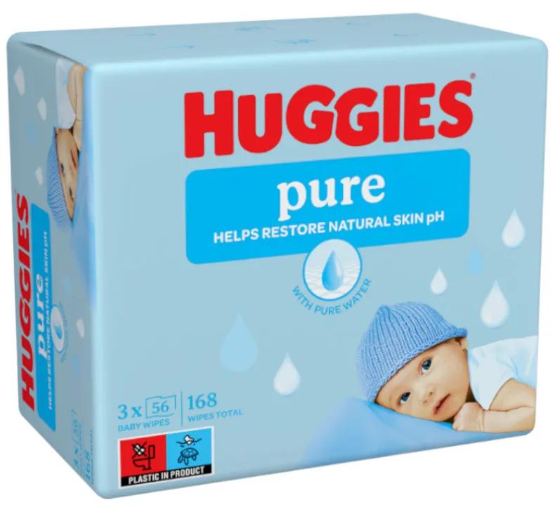 Huggies Pure Baby Feuchttücher 3x56 Stk