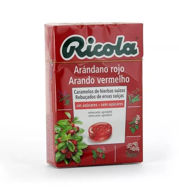 Ricola Caramelo de Mirtilo Vermelho 50G