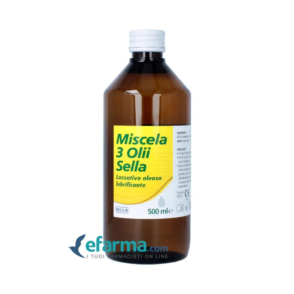 Sella Miscela 3 Olii Integratore Lassativo 500 ml