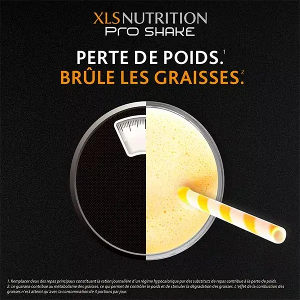 XLS NUTRITION PRO SHAKE Substitut de repas pour le contrôle du poids Riche en protéines