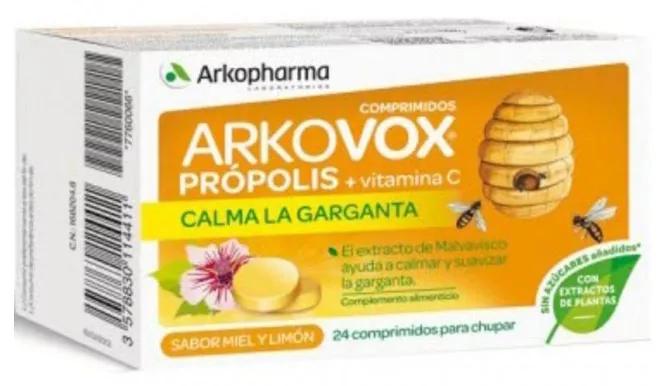 Arkopharma Arkovox 24 Comprimidos Cítricos Com Própolis