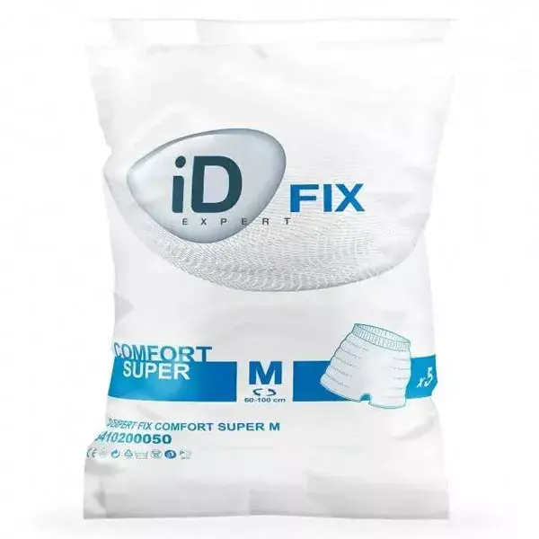 iD Expert Fix Comfort Slip de Maintien Super Taille M 5 unités