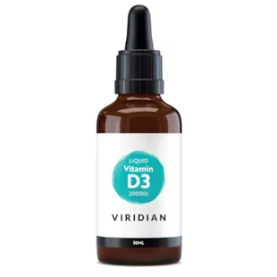 Viridian Vitamina D3 Líquida Vegana 2000iu 50 ml