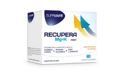 Supravit Recupera Mg+K Integratore Energetico 20 Bustine