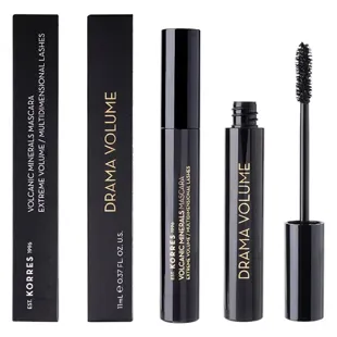 Korres Mineraux Volcaniques Mascara Effetto Ciglia False N°01 Nero 11ml