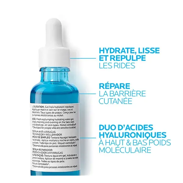 La Roche Posay Hyalu B5 Sérum Visage Hydratant Anti Rides à l'Acide Hyaluronique 30ml