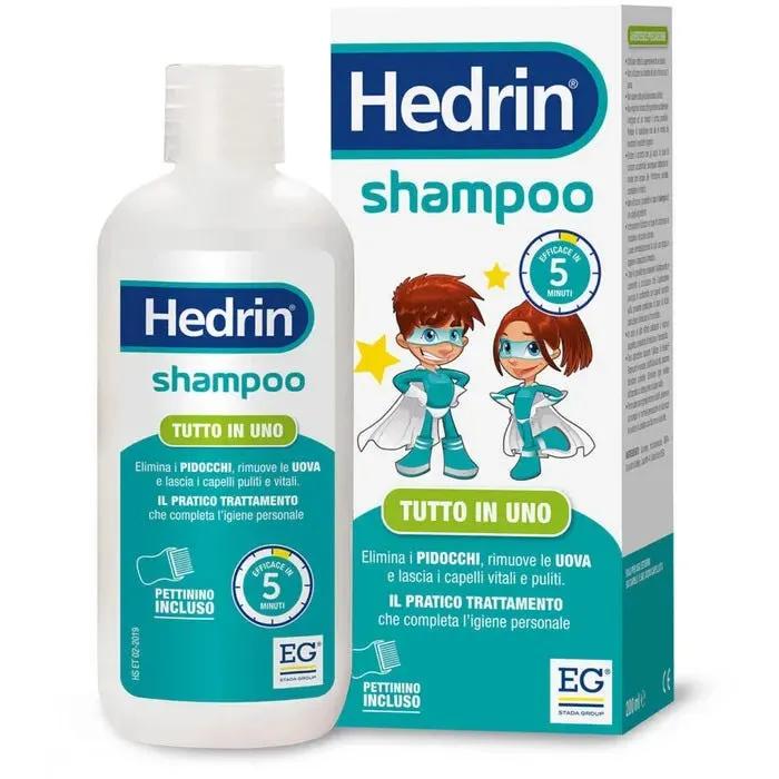 Hedrin Shampoo Antipediculosi con Pettinino 200 ml