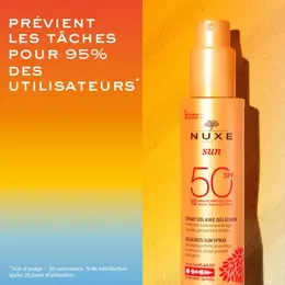 Nuxe Sun Spray Solaire Délicieux haute protection SPF50 visage et corps 50ml