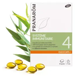 Pranarom Oleocaps+ Système Immunitaire Bio 30 capsules