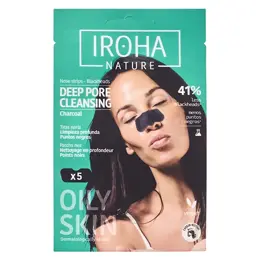 Iroha Nature Detox Patch Nez Charbon 5 unités