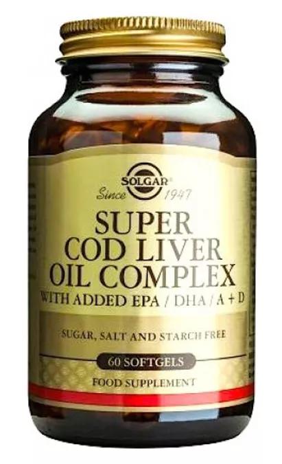Solgar Super Cod Live Oil Complex 60 Cápsulas