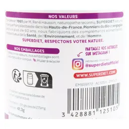 Superdiet Charbon Végétal 150 gélules