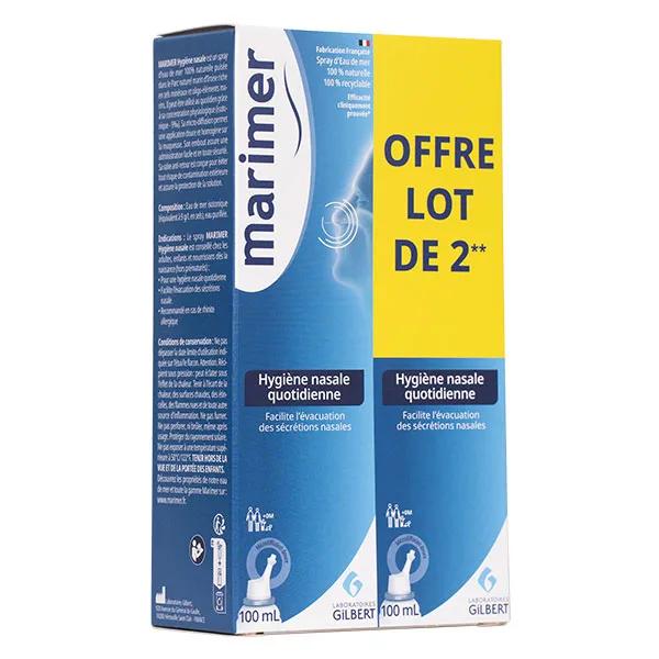 Marimer Spray Nasal Acqua di Mare Isotonica  2 x 100ml