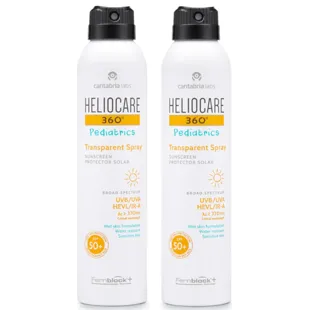 Heliocare 360 Pediatrics FPS50 Spray Transparente 2x200 ml