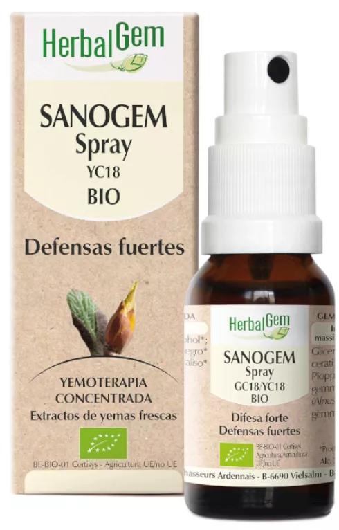 HerbalGem Sanogem Spray Bio Defesas Fortes 10 ml