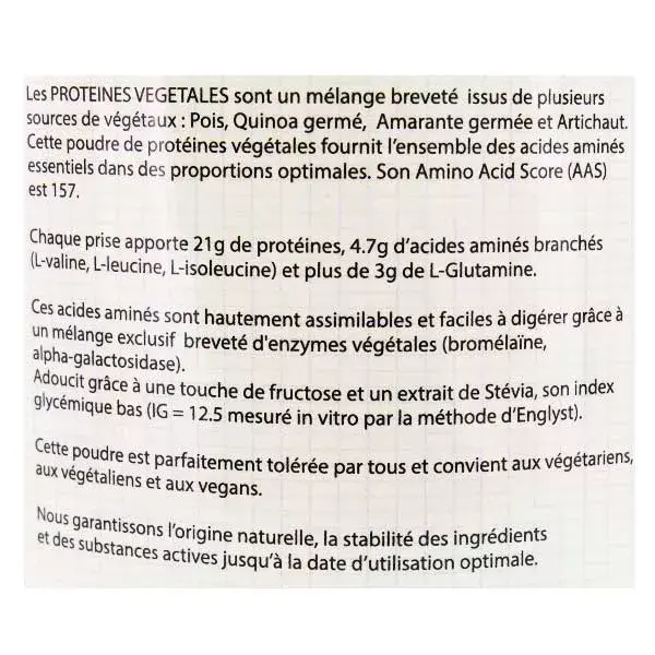 Vit'all+ Plant Fusion Protéines Végétales Parfum Vanille 454g