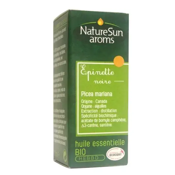 NatureSun Aroms Organic Black Spruce Essential Oil 10ml 