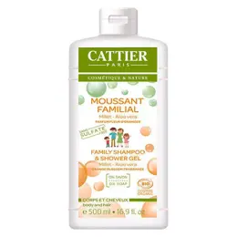 Cattier Moussant Familial Millet Aloé Vera Bio 500ml