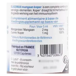 Nutergia Oligomax Manganèse Cuivre 150ml