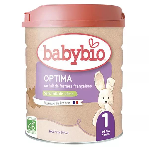 Babybio Lait infantile Optima 1er Âge Bio 800g