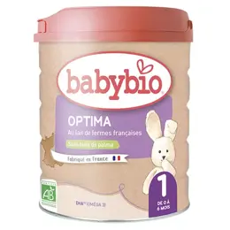 Babybio Lait infantile Optima 1er Âge Bio 800g