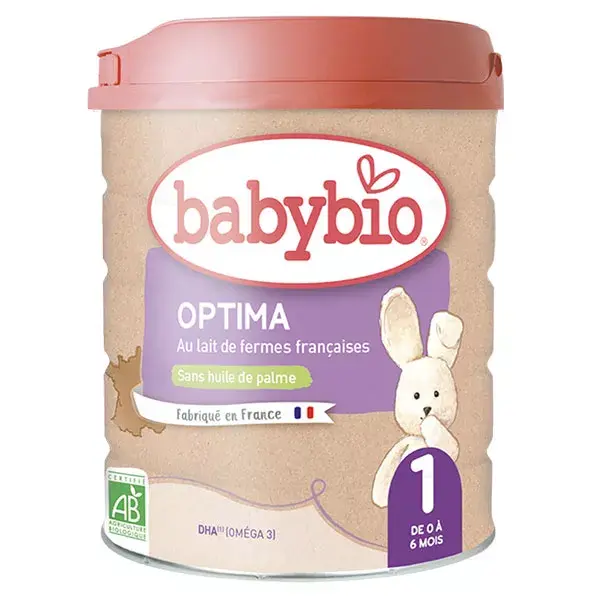 Babybio Optima Latte 1er âge 0-6 mesi 800g