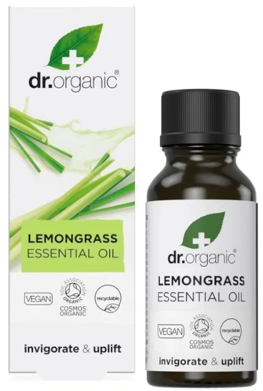 Dr.Organic 100 % reines ätherisches Bio-Zitronengrasöl, 10 ml