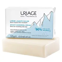 Uriage Crème Lavante et Nourissante Solide Visage Corps 125g