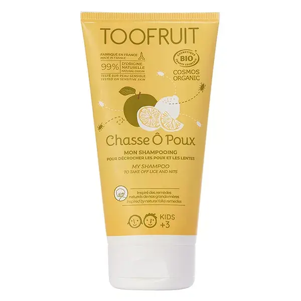 Toofruit Chasse Ô Poux Shampoo Anti Pidocchi 150ml