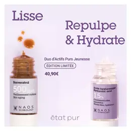 Etat Pur Duo d'Actifs Purs Jeunesse Resvératrol 15ml + Acide Hyaluronique 15ml