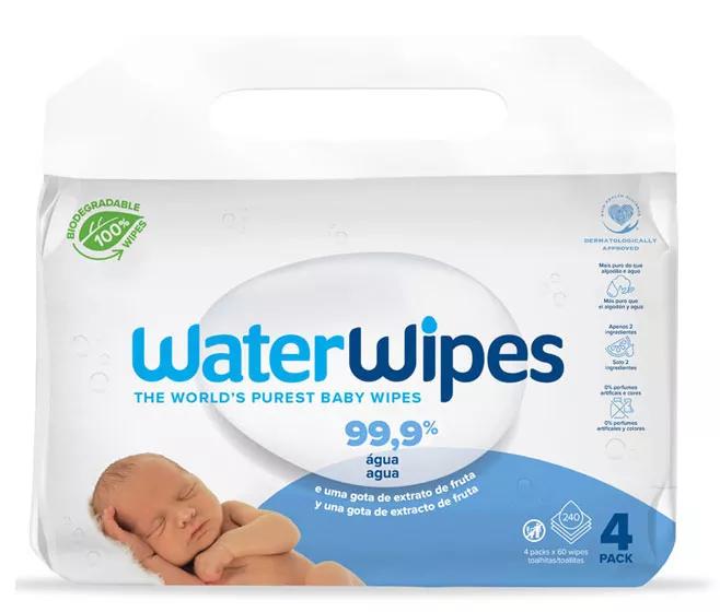 Waterwipes Babytücher 4x60Uds