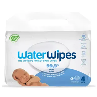 Waterwipes Lingettes Bebé 4 x 60