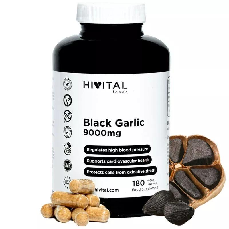 Hivital Alho Negro 9000 mg 180 Cápsulas