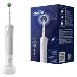 Oral-B Vitality Pro Brosse À Dents Électrique Blanche 1 Brossette